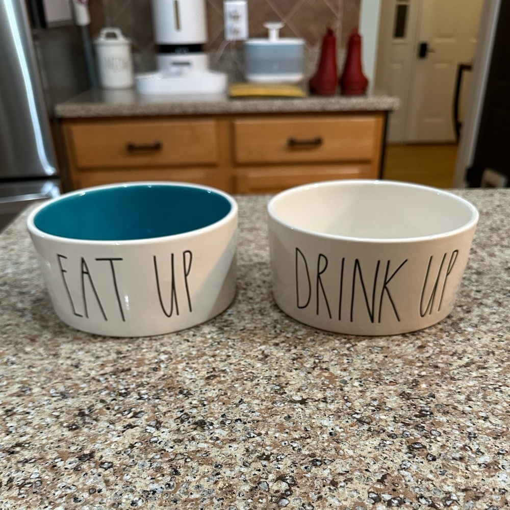Rae Dunn Pet Food Bowls